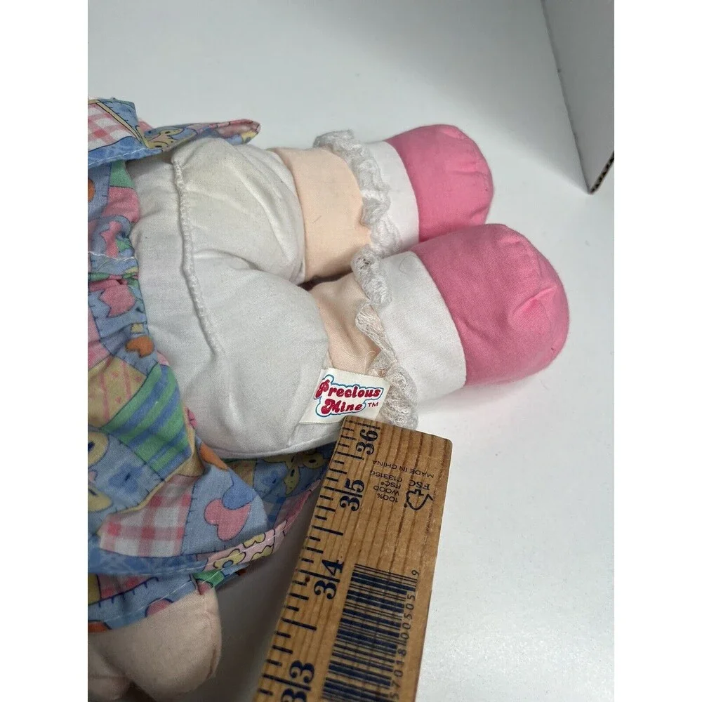 Precious Mine Baby Doll Well Made Toy 1995 Flowers Hat Dress 12